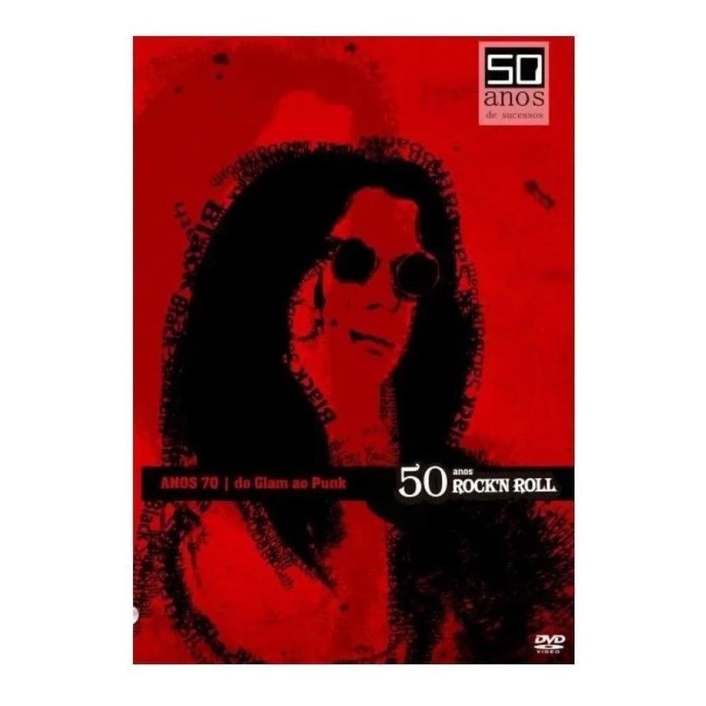 DVD 50 Anos RockNRoll Anos 70 - Do Glam ao Punk