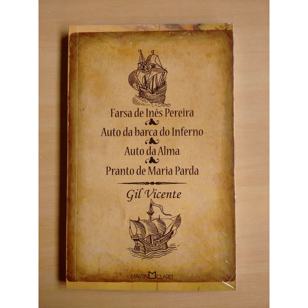 Livro Auto Da Barca Do Inferno Gil Vicente Martin Claret 820v