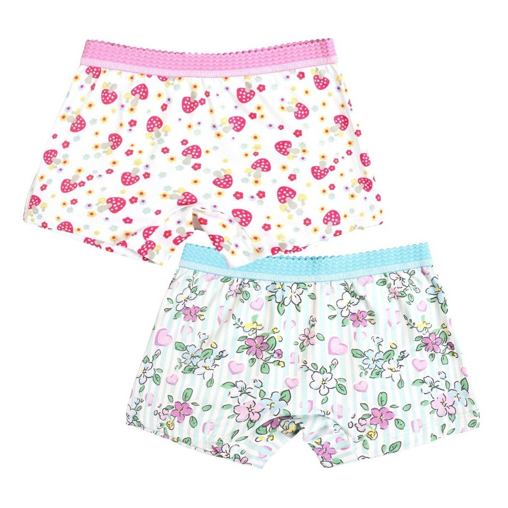 Kit 3 Calcinha Infantil Shortinho em Microfibra Confortável Delicada e Estampada