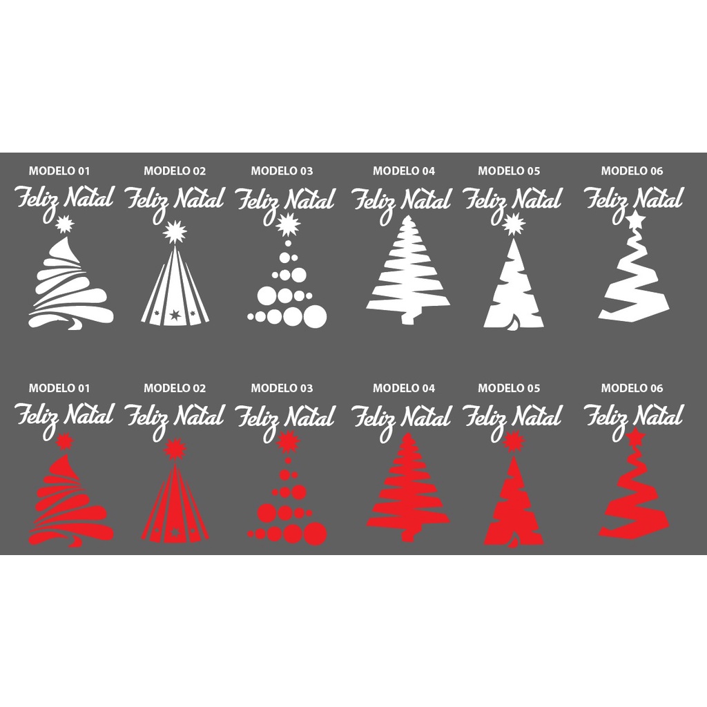 Adesivo Vitrine Loja Feliz Natal Festas Shopping 50x70cm
