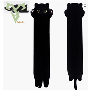 50cm Fofo Gato Longo Travesseiro Adulto Macio Recheado Gatinho Brinquedo Crianças Preguiçoso Adormecido Decoração Da Casa
