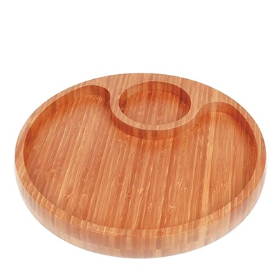 Gamela Bamboo 2 Divisórias para Churrasco