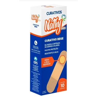 Curativo Tradicional Nathy Bege C/16 unidades - kit c/04