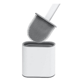 Escova Sanitária De Silicone Vaso Base Para Banheiro Privada Com Suporte Sanitário Limpador Flexivel em Oferta na Shopee