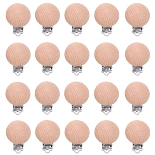 5 Pçs Clipes De Madeira Faia Peças DIY Suporte Chupeta Para Chaveiro Fazendo Contas De Silicone Em Massa Pulseira Colar Pingente em Oferta na Shopee