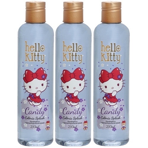 Hello Kitty Kit Colônia Splash Trio - Candy