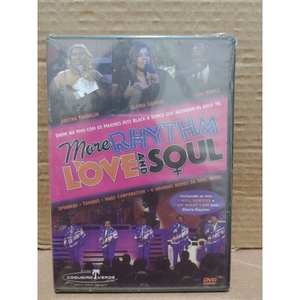 DVD MORE RHYTHM LOVE AND SOUL (ORIGINAL-LACRADO)