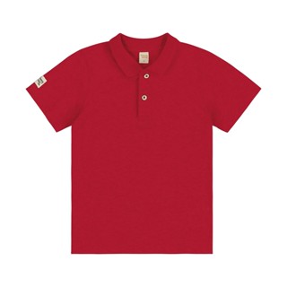 Camisa Polo Infantil Masculina Trick Nick Vermelho
