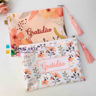 kit com 2 necessaires Gratidão em Oferta na Shopee