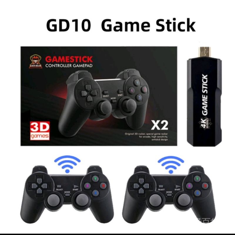 Video Game Retrô Game Stick GD10 Consoles de jogos Retrô 64GB 30 mil