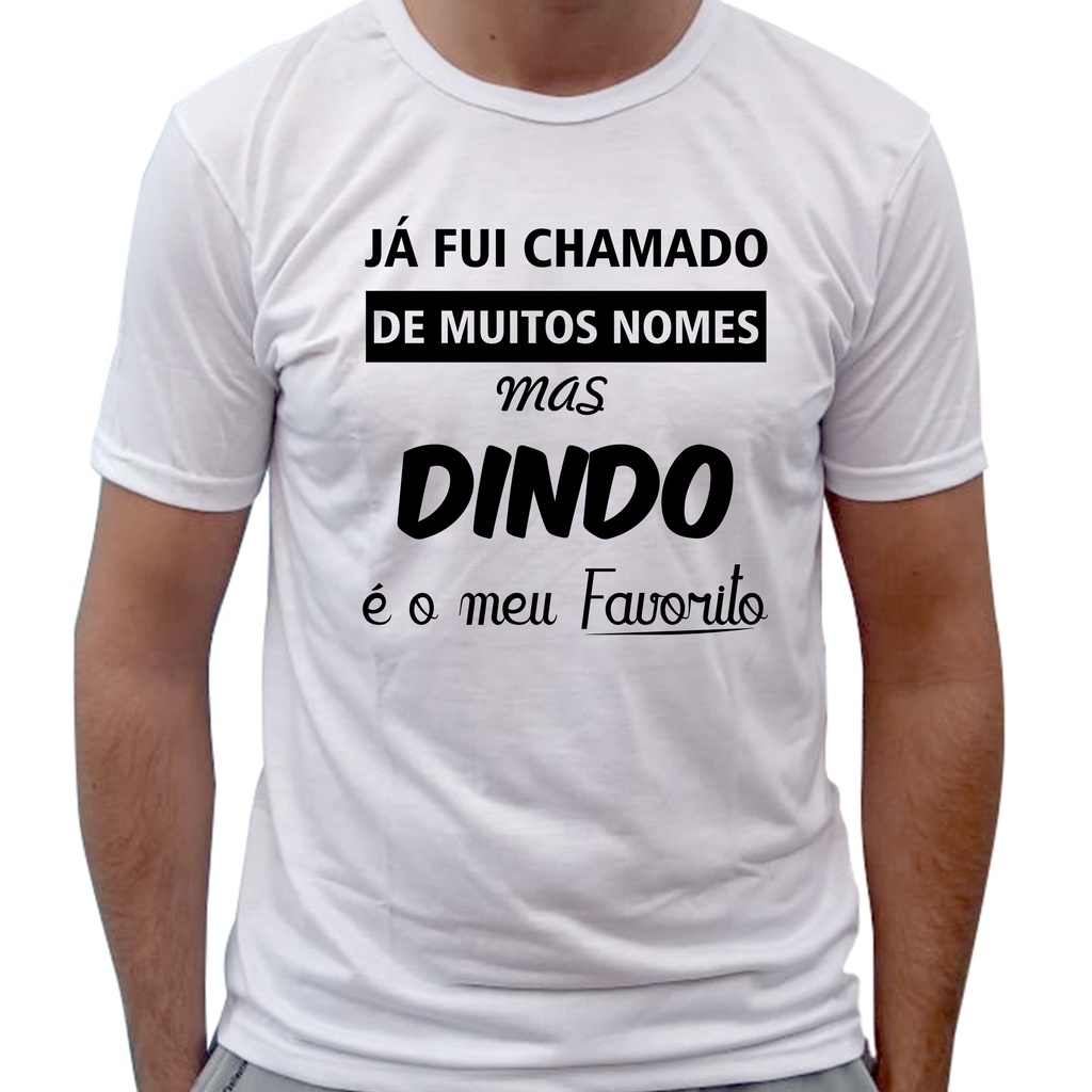 camiseta personalizada para presente dindo