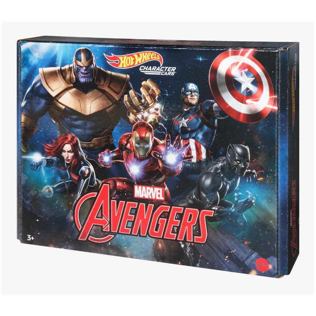 Hot Wheels - Cars Marvel Avengers 5 Pack | Shopee Brasil
