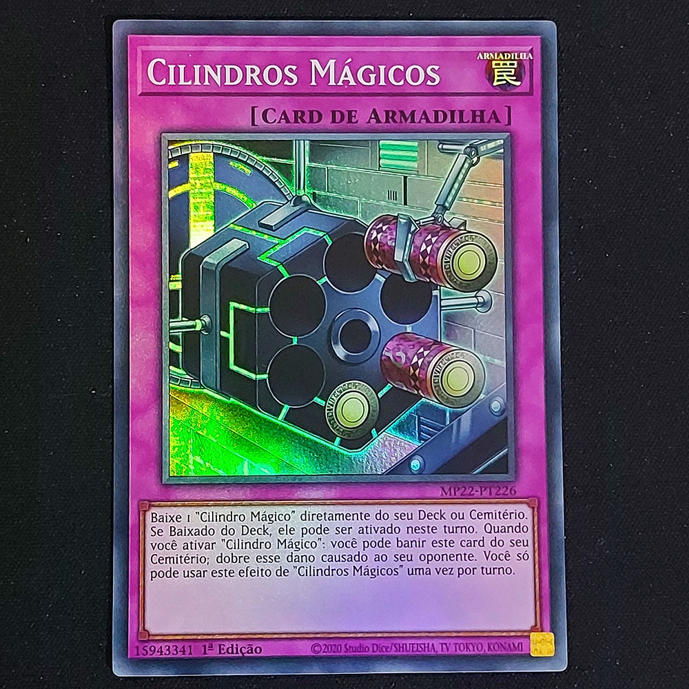 Cilindros Mágicos Super Raro MP22 Yugioh Original