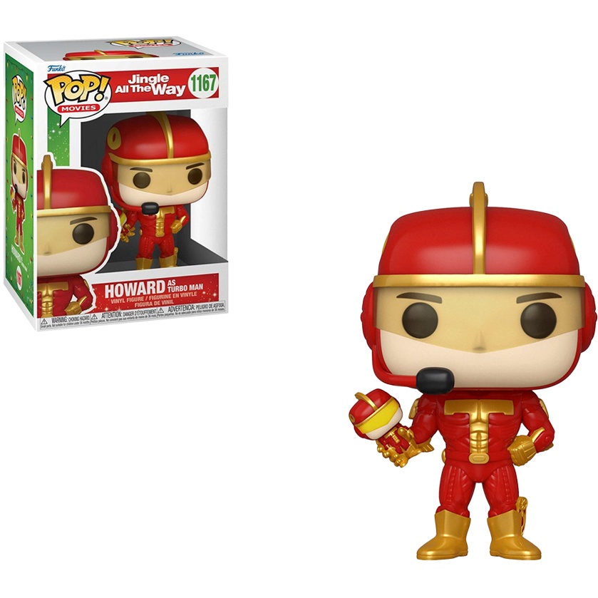 FUNKO POP JINGLE ALL THE WAY HOWARD AS - TURBO MAN 1167 NOVO ORIGINAL