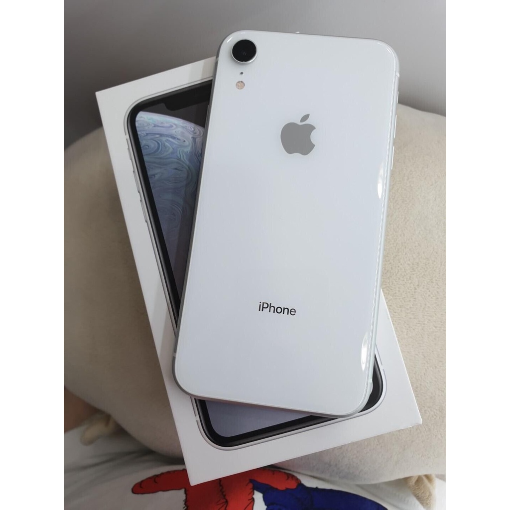 Apple iPhone XR - 64GB - White (Unlocked) - VERY GOOD COND -A1984 (CDMA ...