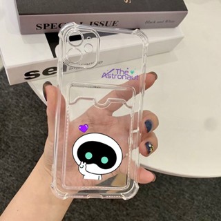 Jin A Capa Do Cartão Astronauta Caixa Telefônica Transparente Para iphone XR , XSMax 11 12 13 promax 7 8 Mais 14 14