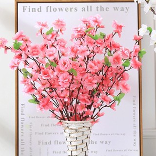 Buquê De Flores De Cerejeira Artificial , Flor De Pêssego , Estilo oriental Para Decoração De Casamento