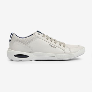 Sapatênis Casual Masculino Couro Confortável Ferracini Sola Amortecedor Pulse Branco 2262A