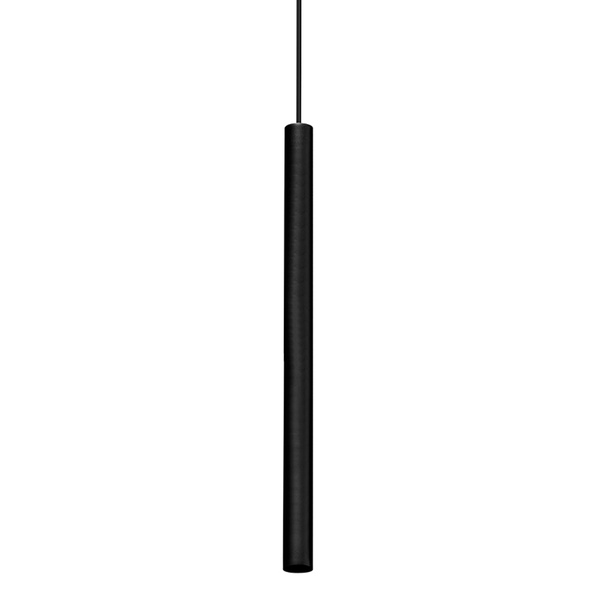 Lustre Pendente Taschibra Tabli MR11 60cm Tubular Bivolt Preto