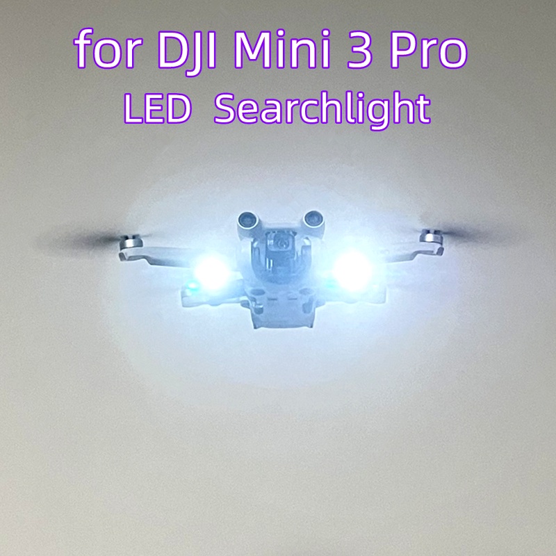 Para DJI Mini 3 Pro Holofote LED Noite Vôo Sinal Luz Lanterna Kit De Dupla Drone Acessórios