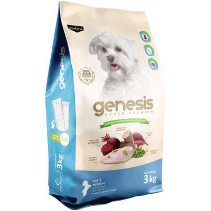 Ração PREMIATTA Genesis Para Cães De Raças Pequenas 3 Kg