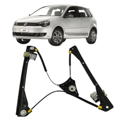 Máquina De Vidro Polo Elétrico Porta Dianteira Lado Esquerdo