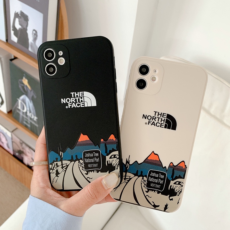 the North face Marca De Luxo Da Moda A Capa De Celular Para iphone 14 13 12  11 Pro X XS Max XR 7Plus Quadrado À Prova De Choque TPU Protetora -  Escorrega o Preço