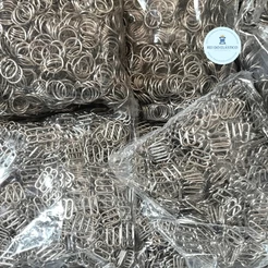 Argola OU Regulador 10mm 13mm 18mm Metal 1000 unidades por Pacote para Sutiã Alça Lingerie