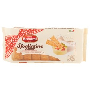 Biscoito Italiano Sfogliatine Zuccherate Bonomi 135 G