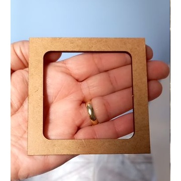 Kit Letras Cubo 8cm Com Moldura MDF CRU ( CUBO NÃO ACOMPANHA )