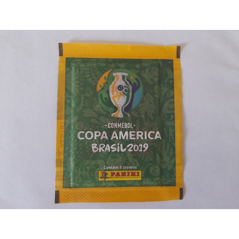 Envelope lacrado de figurinhas Copa América Brasil 2019