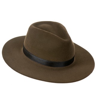 Chapéu Fedora de Feltro Clássico Aba Dura 7cm Masculino Várias Cores Verão