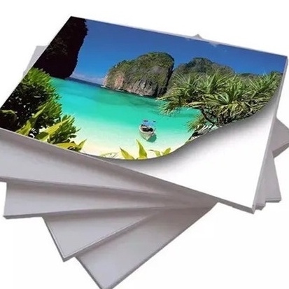 Papel Fotográfico Adesivo 115g A4 60 Folhas Glossy Brilhante Masterprint em Oferta na Shopee