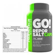 Repor Salt 30 Caps - Capsulas De Sal - Atlhetica