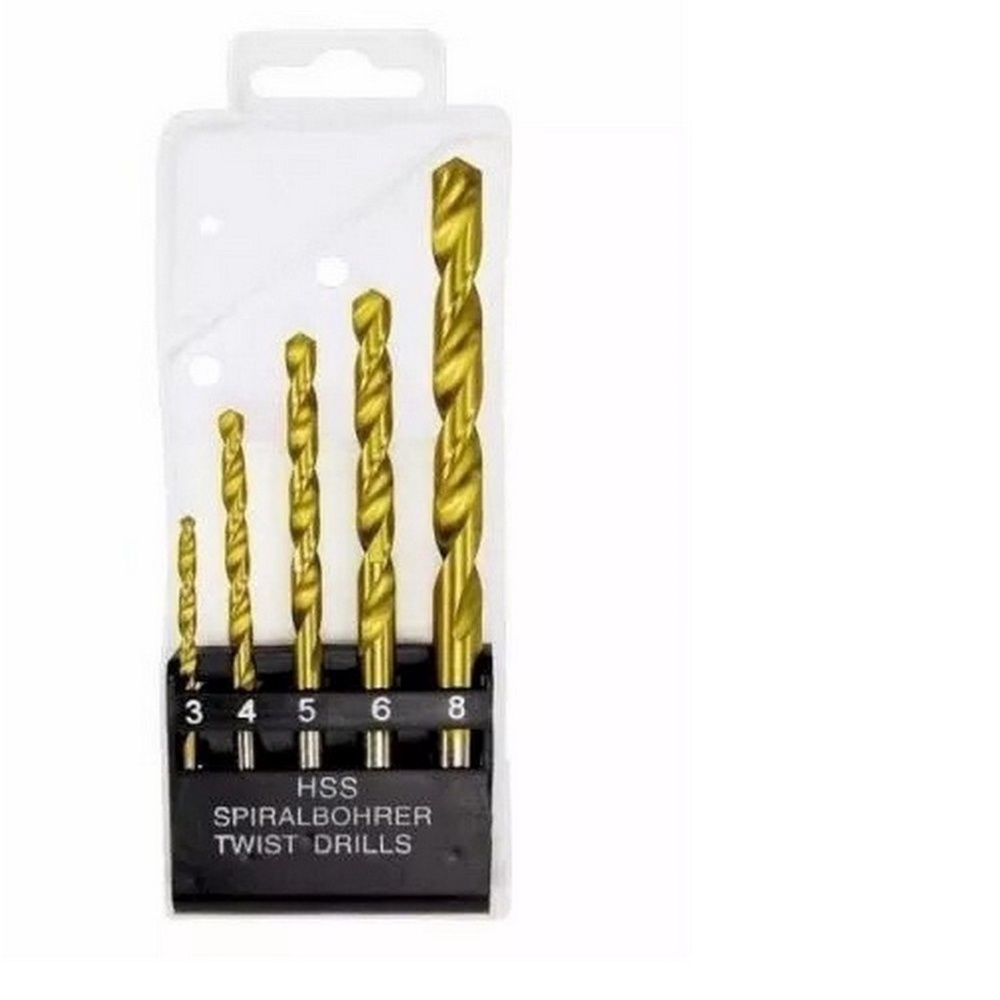 Jogo de Brocas para Metal com 5 Peças Western 723839 em Oferta na Shopee