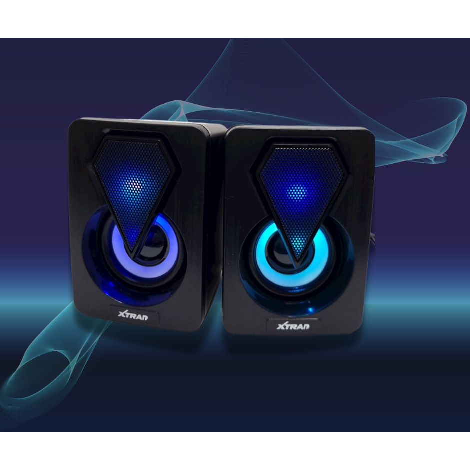 Caixinha Caixa de Som Para Computador PC Gamer Alto Falante RGB luz de Respiração Fria Caixa Caixinha De Som Pc Computador Notebook Celular Usb P2