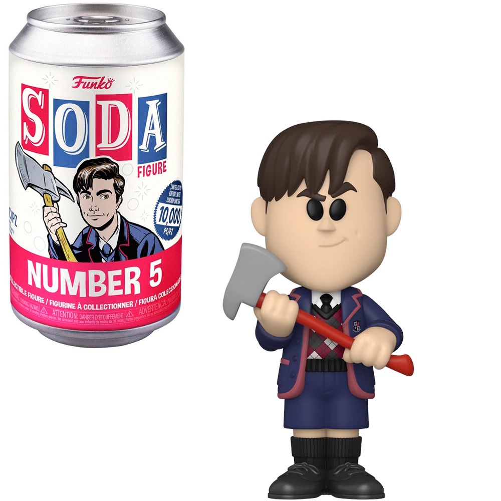 FUNKO SODA THE UMBRELLA ACADEMY - NUMBER FIVE NOVO ORIGINAL