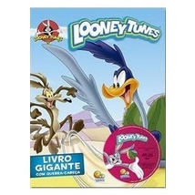 Livro gigante com quebra-cabeça: Looney Tunes