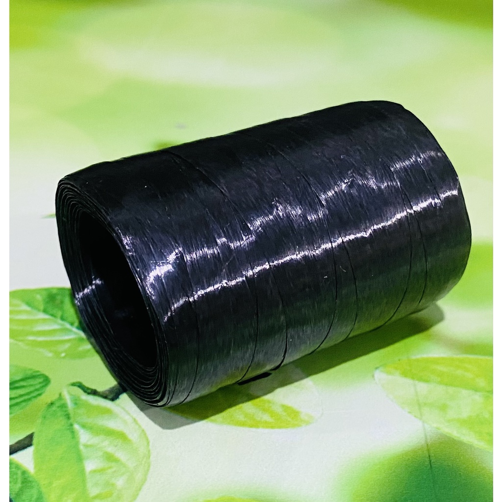 10 Rolos Fitilho PRETO  5 mm 10 x 50 Metros (500 metros) em Oferta na Shopee