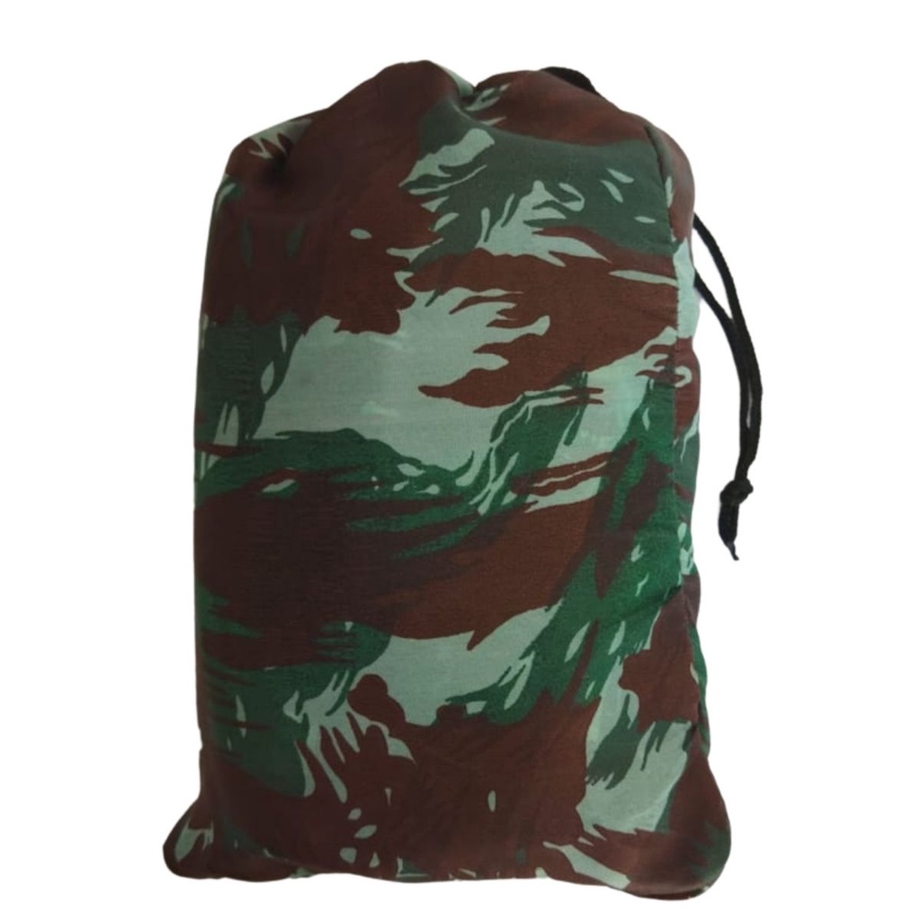 Kit com 2 Redes de Dormir para Acampamento e Trilha Camuflada Exército