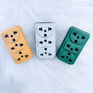 Adaptador e conversor de tomada Benjamin cores variadas Lucky Bazar