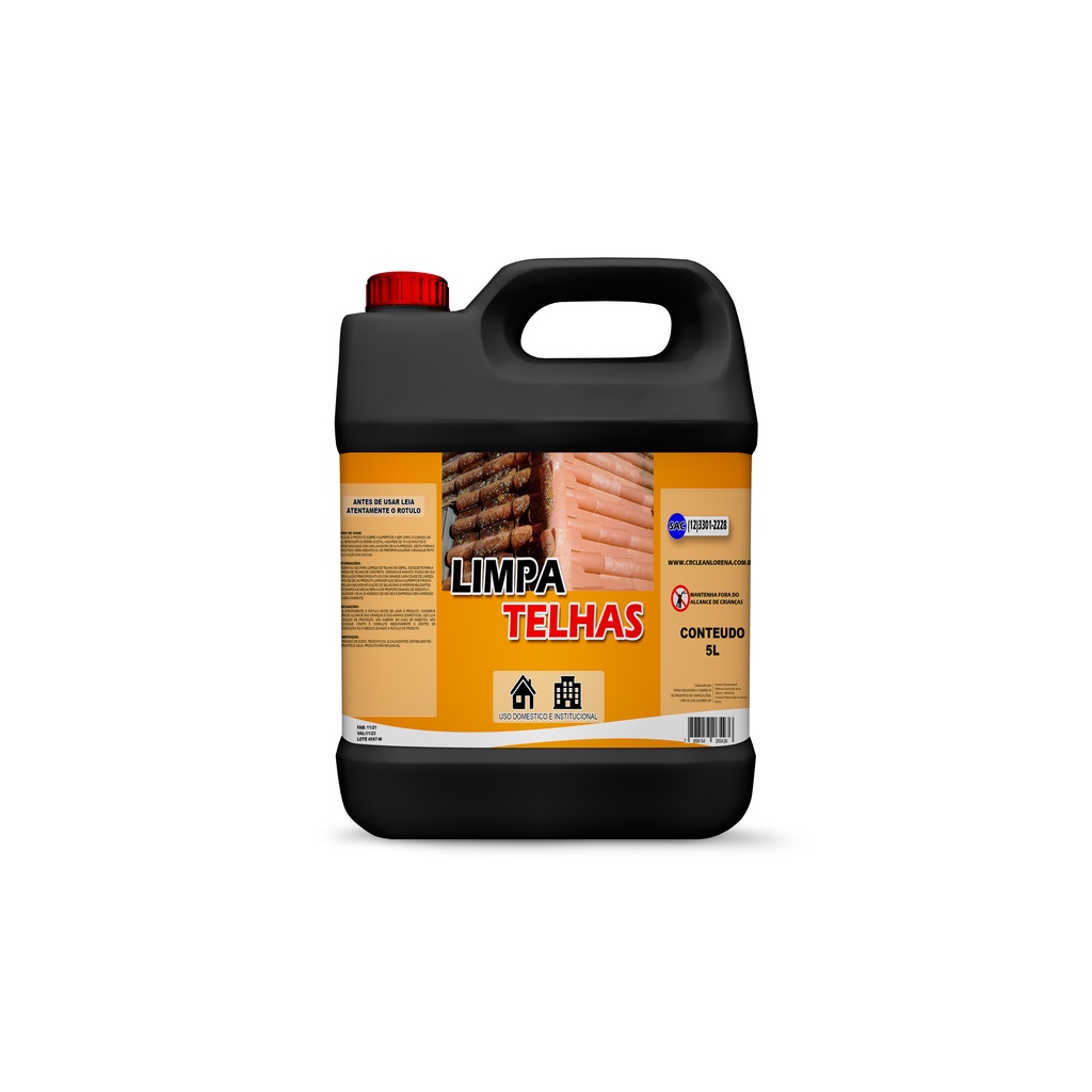 Limpa Telhas Super Concentrado Fim De Obra 5 Litros