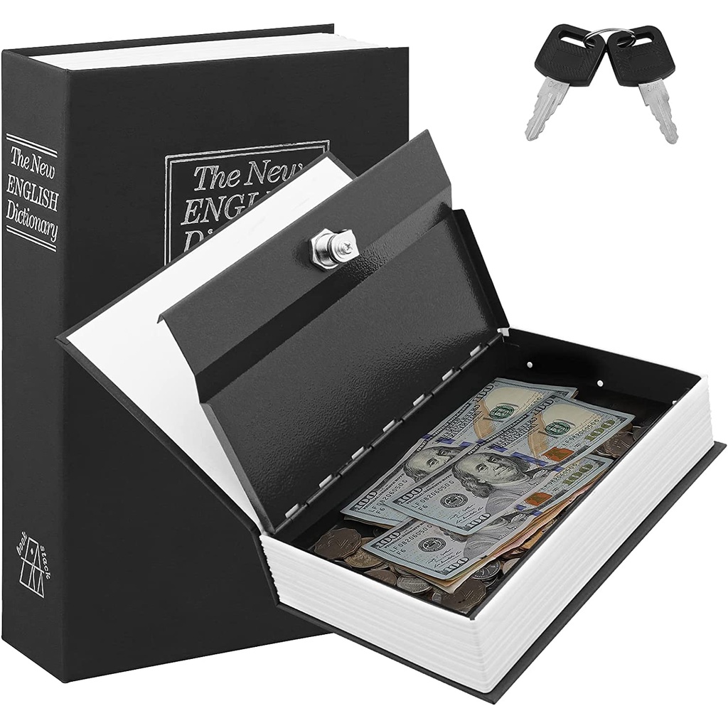 Cofre Camuflado Formato Livro 24X15 cm  Dicionário Discreto
