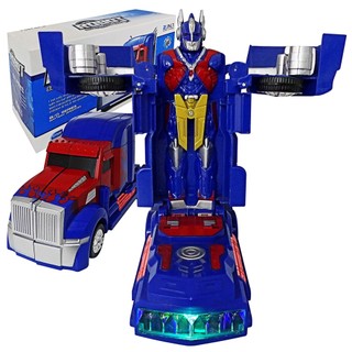 Caminhão Transformes Optimus Prime Vira Robô HM TOYS
