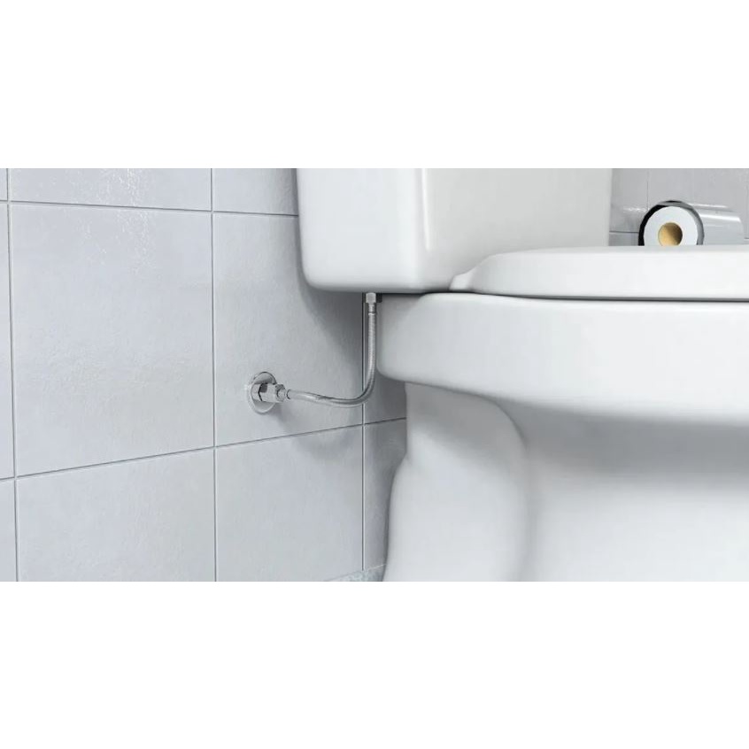 Detalhes do Engate Flexível Aço Inox Lavatório Banheiro e Pia 40 cm - Mangueira Inox