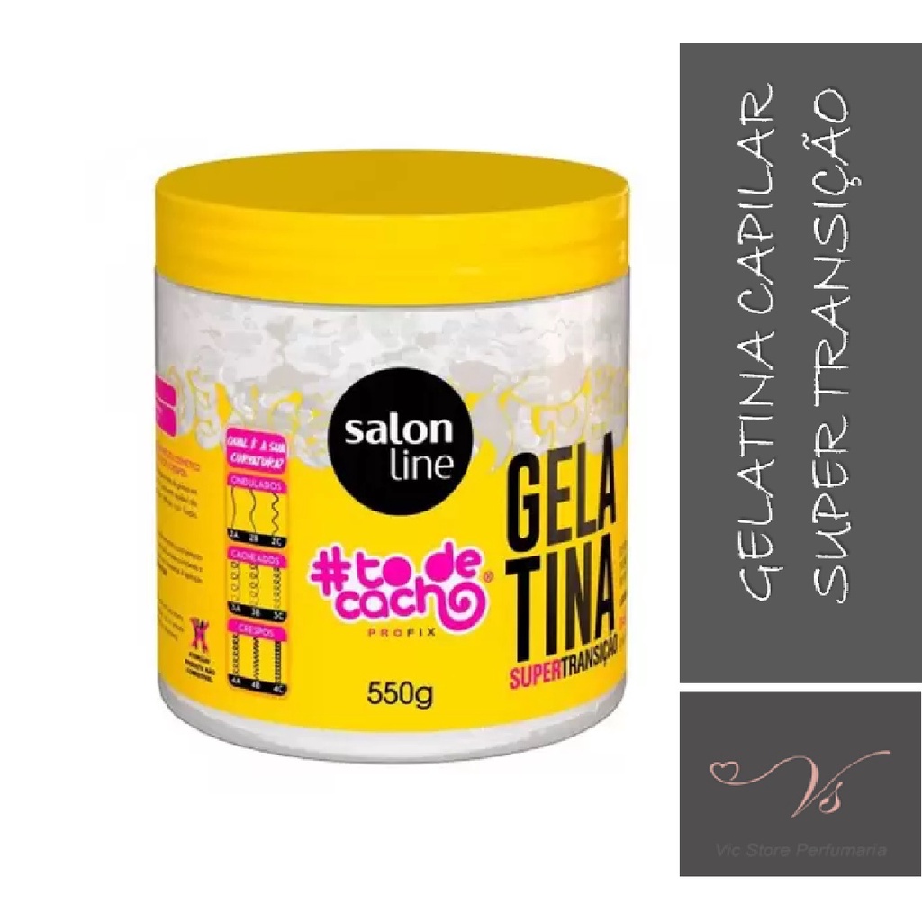 Gelatina Capilar Salon Line #todecacho Super Transição - 550g (amarela)