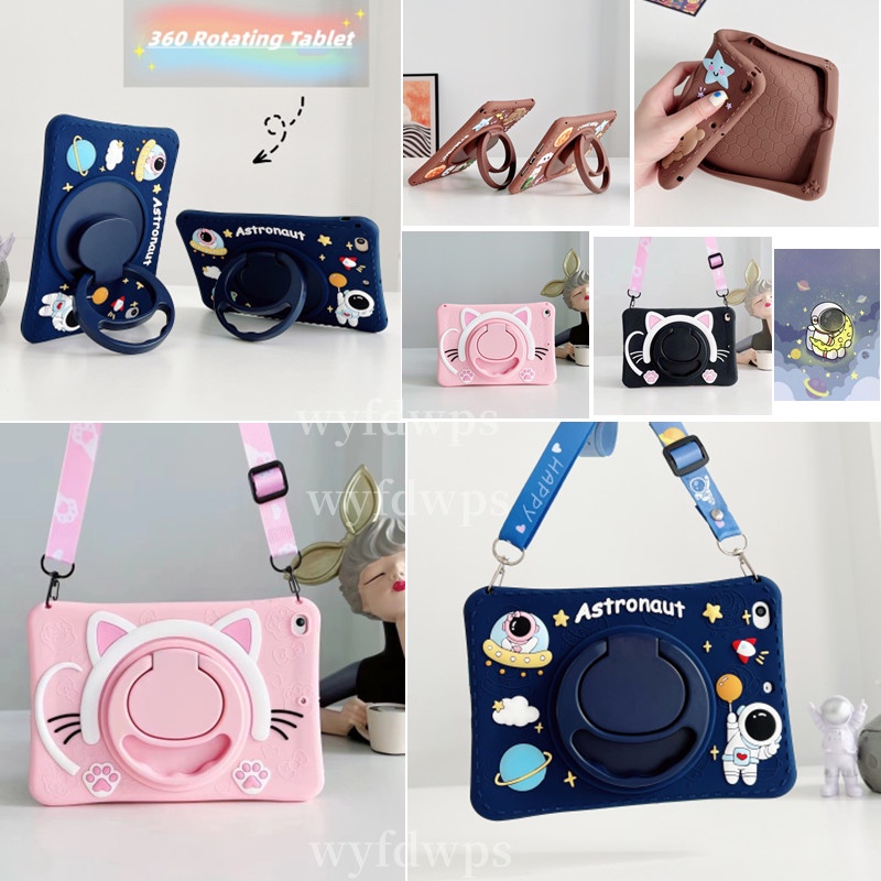 360 ​ Capa De Astronauta Graus Para Samsung Galaxy Tab A7 Lite 8,7 Polegadas 2021 SM-T220 T225 A 8,0 " 2019 T290 T295 Comprimidos