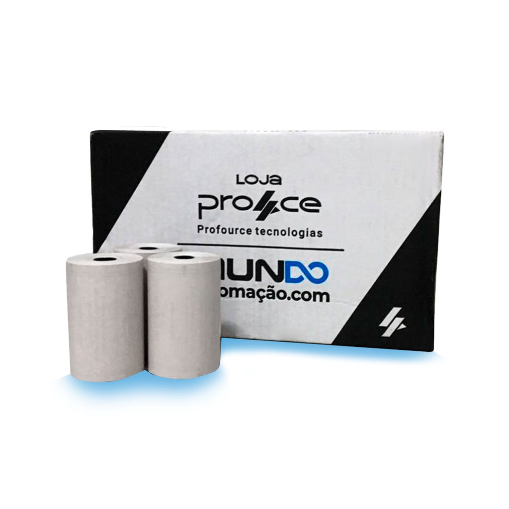 Bobina térmica 80x20 para impressora portátil - 56 Unidades LINK 2 em Oferta na Shopee