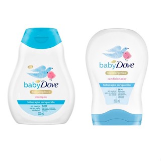 Dove baby shampoo e condicionador 200ml. unidade ou kit.