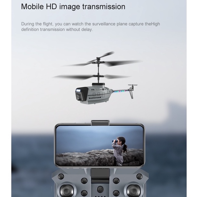 Helicóptero/Drone 4K Hd HK-02 Mais Novo WiFi 4K Mini Câmera